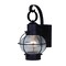 Vaxcel Chatham 1 Light Black Coastal Outdoor Wall Lantern Clear Glass OW21861TB - alternate 1